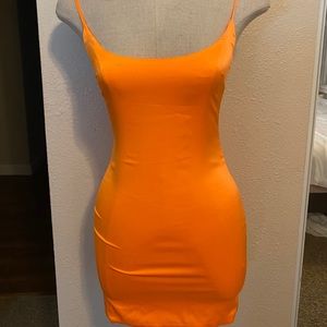 Neon Orange Dress